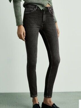 Mango Women's Black Skinny Jeans